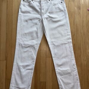 Ralph Lauren Women’s White Straight Jeans